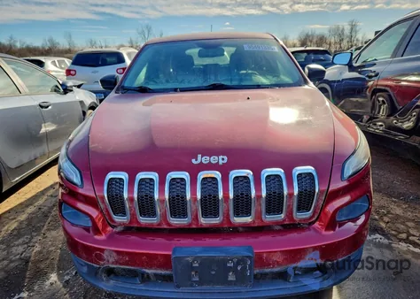 2014 Jeep Cherokee Sport from USA, damaged, VIN 1C4PJLAB1EW154203